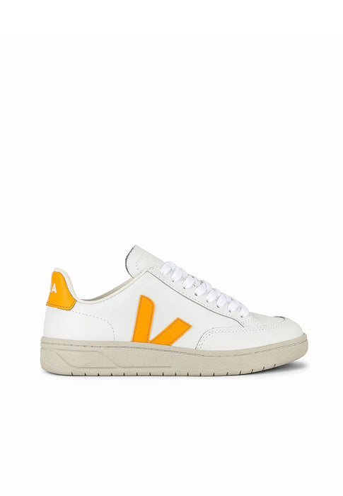 VEJA -BASKETS SNEAKERS FEMME V-12 EXTRA WHITE OURO